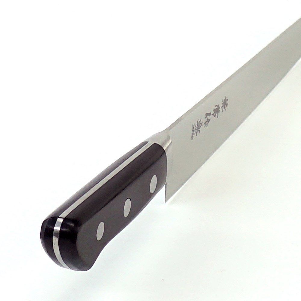 関兼常 包丁 関兼常 筋引 兼常 KC-178 AUS-10シリーズ 兼常作 モリブデン鋼 口金付黒合板柄 筋引 (SKT) KC-178 兼常作 モリブデン鋼AUS-10 口金付黒合板柄 筋引240mm 本刃付