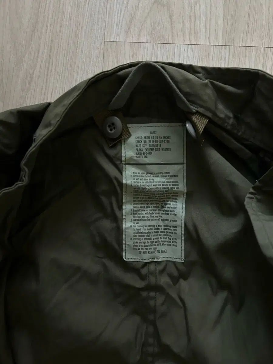 M65 フィッシュテール パーカー オリジナル L