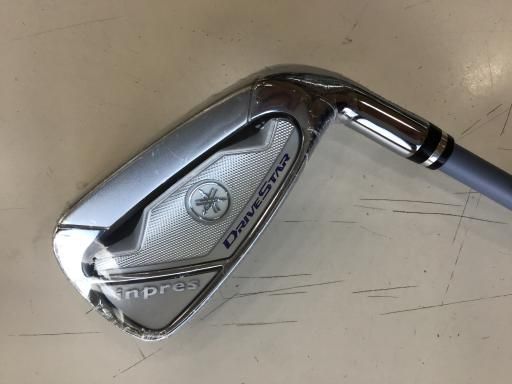 ヤマハ inpres DRIVESTAR 6 レディース 単品アイアン LI VANQUISH for inpres LM423i フレックスL レディース 女性用 右利き 右用 Nランク ゴルフクラブ