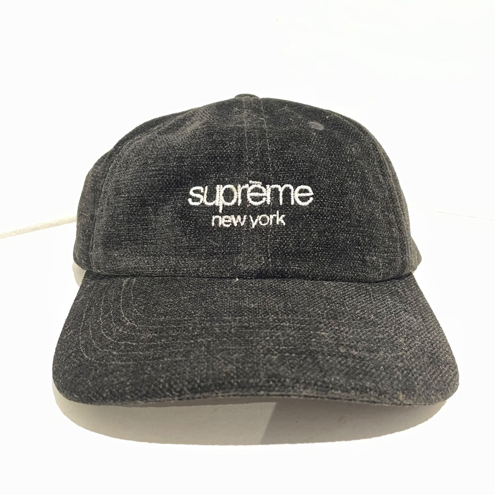 Supreme シュプリーム コーデュロイ キャップ アメリカ製 ブラック レディース メンズ Y