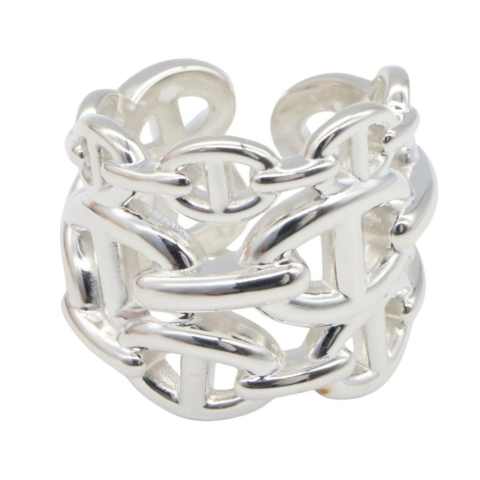 エルメス HERMES リング 指輪 アンシェネ GM シルバー925 ユニセックス A