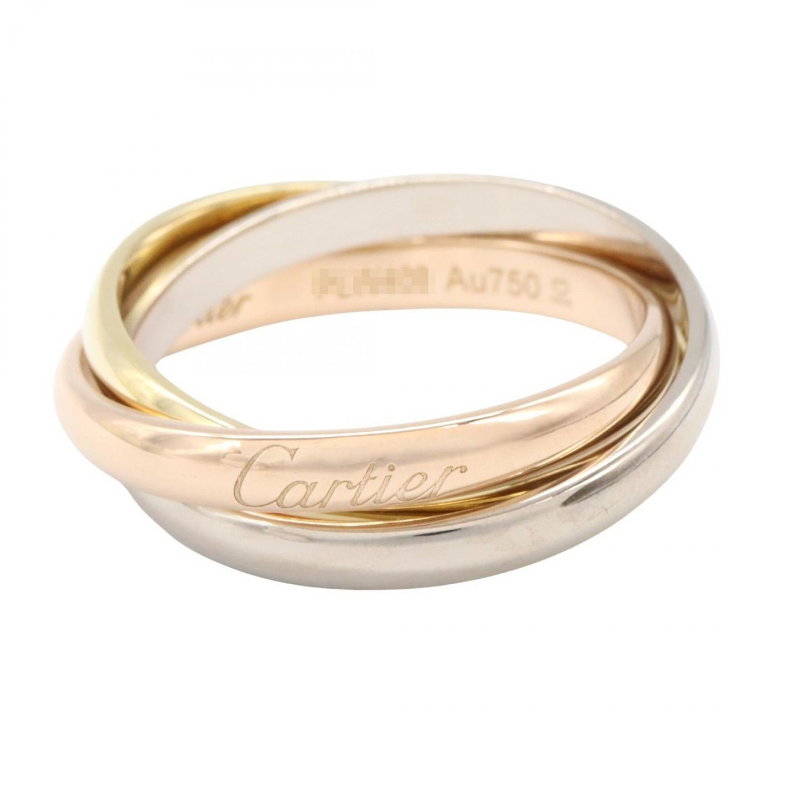 カルティエ CARTIER リング 指輪 トリニティリング クラシック B4052700 K18 イエローゴールド K18WG ホワイトゴールド トリニティリング クラシック ユニセックス