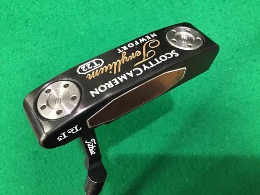 タイトリスト SCOTTY CAMERON Teryllium T22 NEWPORT 34インチ パター PT スチール フレックスその他 メンズ 男性用 右利き 右用 Cランク ゴルフクラブ