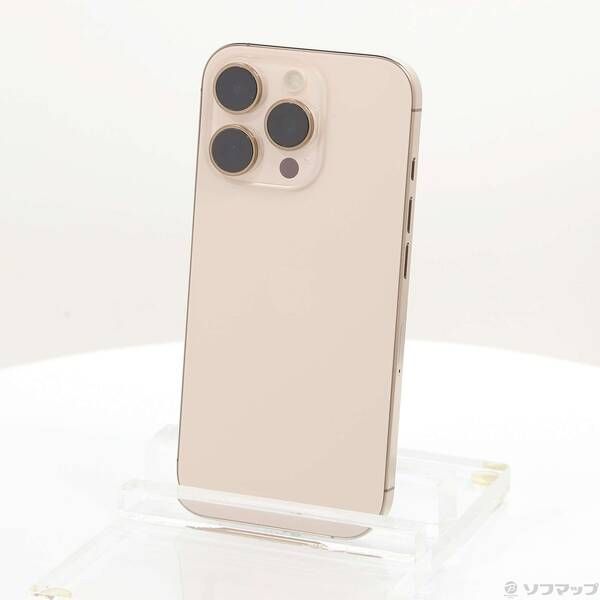 中古品〕 iPhone16 Pro 256GB デザートチタニウム MYN23J／A SIMフリー