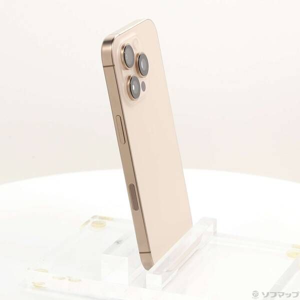 中古品〕 iPhone16 Pro 256GB デザートチタニウム MYN23J／A SIMフリー