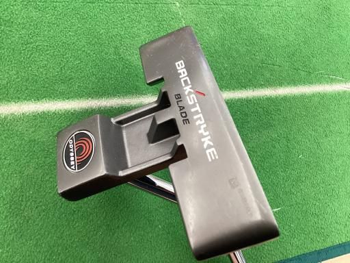 オデッセイ BACK STRYKE BLADE 33インチ パター PT スチール フレックスその他 メンズ 男性用 右利き 右用 Cランク ゴルフクラブ