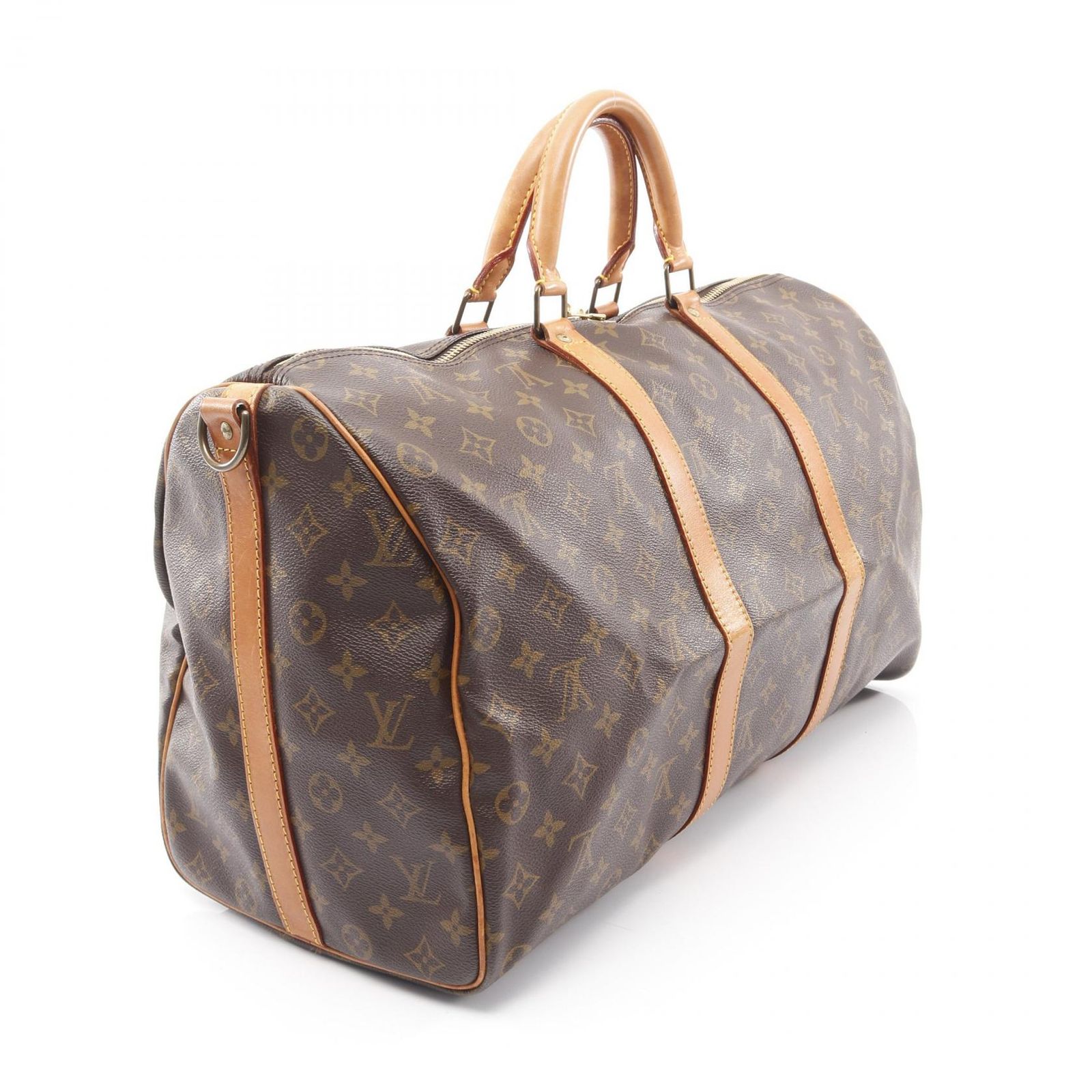 ルイ ヴィトン LOUIS VUITTON ボストンバッグ キーポル バンドリエール50 M41416 PVCコーティングキャンバス レザー キーポル バンドリエール50 ユニセックス Used B