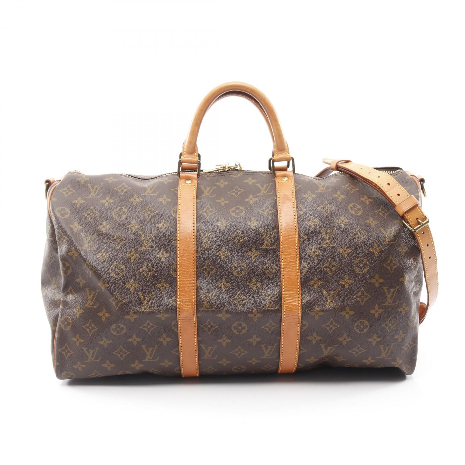 ルイ ヴィトン LOUIS VUITTON ボストンバッグ キーポル バンドリエール50 M41416 PVCコーティングキャンバス レザー キーポル バンドリエール50 ユニセックス Used B