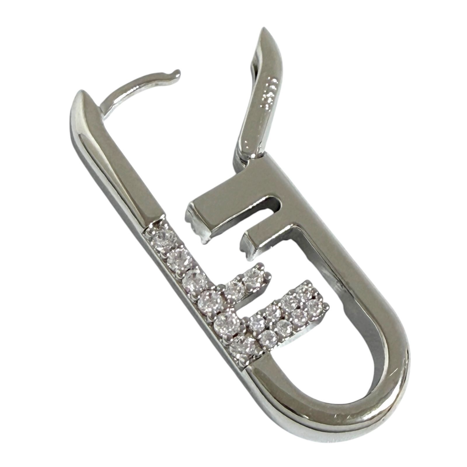 フェンディ レディース ピアス オーロック 片耳 のみ 右耳用 シルバー色