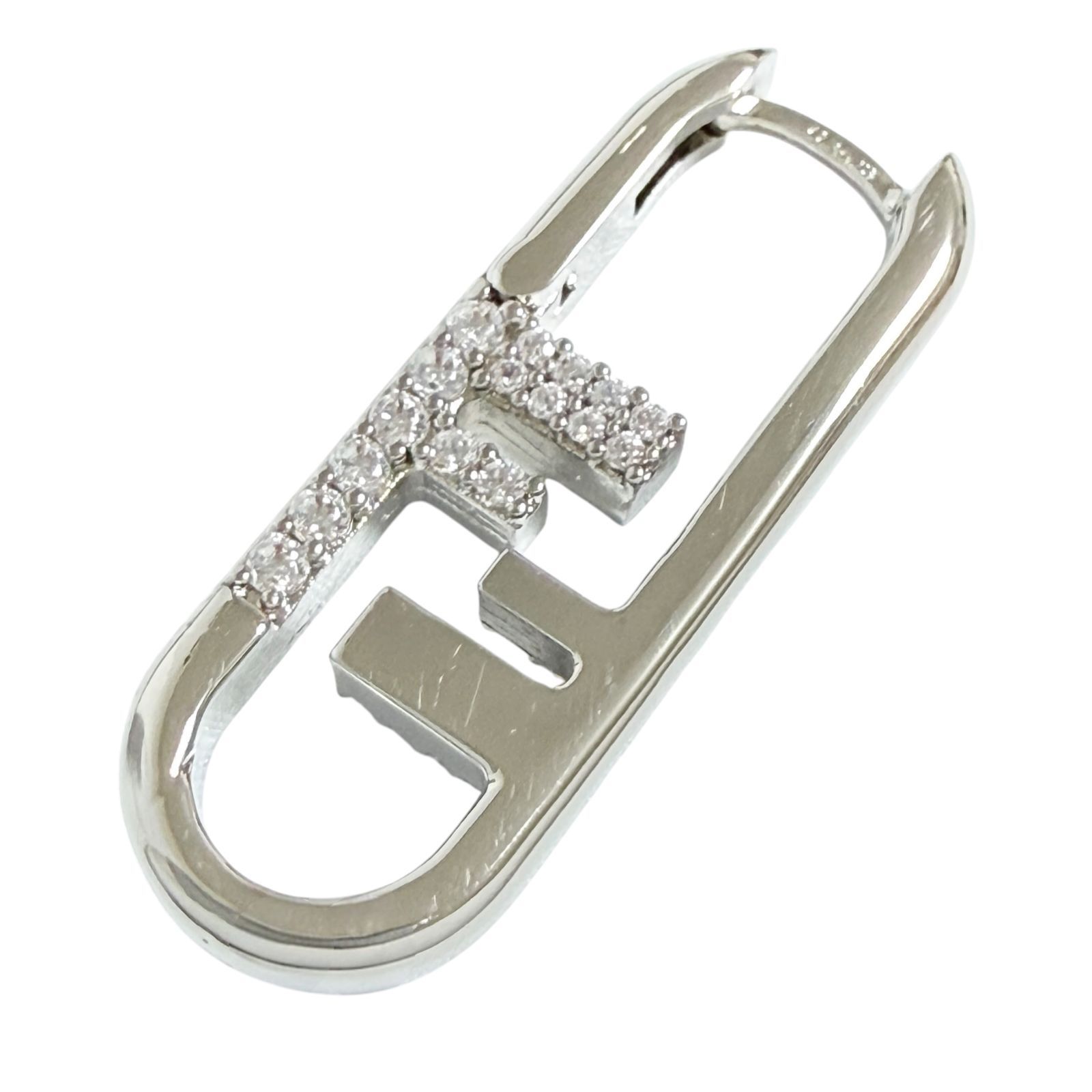 フェンディ レディース ピアス オーロック 片耳 1個のみ 右耳用 シルバー色