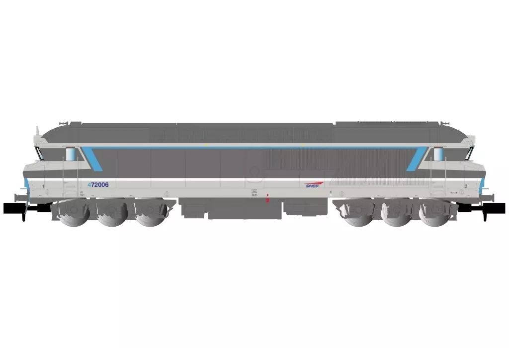 鉄道模型 1 160 SNCF diesel locomotive CC 72006 Multiservice with red logo ep V DCC Sound Decoder HN 2653 S