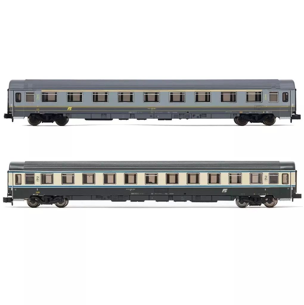 鉄道模型 1 160 FS 2 unit pack UIC Z st class grey yellow livery nd Bandiera ep V HN 4492