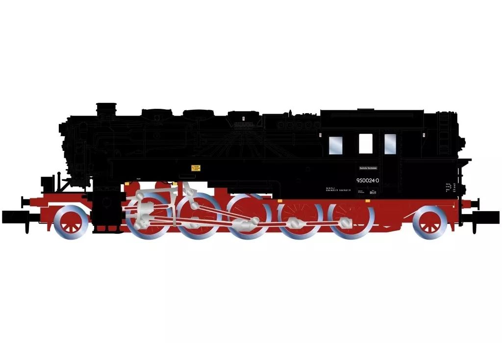 鉄道模型 1 160 DR steam locomotive 95 0024 oil fired with rebuilt sand box ep IV HN 2598