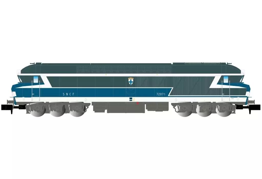 鉄道模型 1 160 SNCF CC 72071 Marseilles Jules Verne ep IV with DCC Sound Decoder HN 2651 S