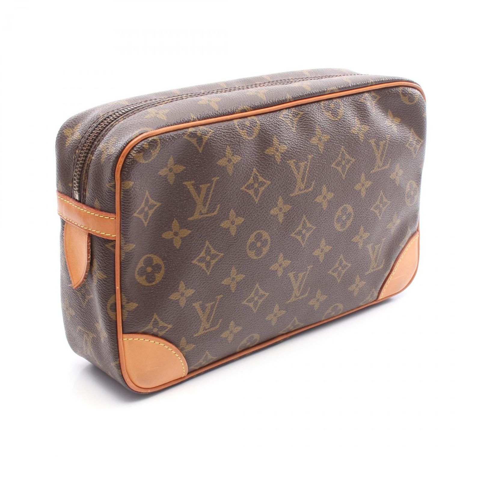 ルイ ヴィトン LOUIS VUITTON セカンドバッグ クラッチバッグ コンピエーニュ28 M51845 PVCコーティングキャンバス レザー コンピエーニュ ユニセックス Used C