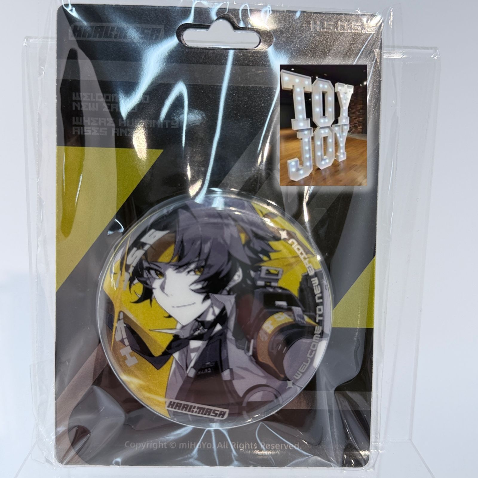 mihoyo正規品 ゼンレスゾーンゼロ 影画シリーズ 浅羽悠真 缶バッジ