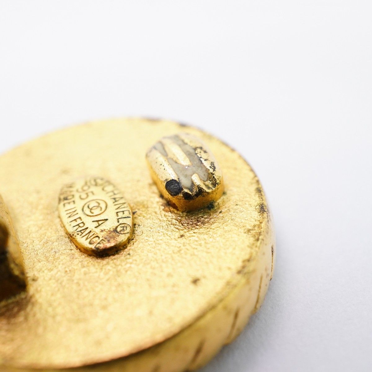 5jmb0737】シャネル イヤリング ヴィンテージ ココマーク 丸型  