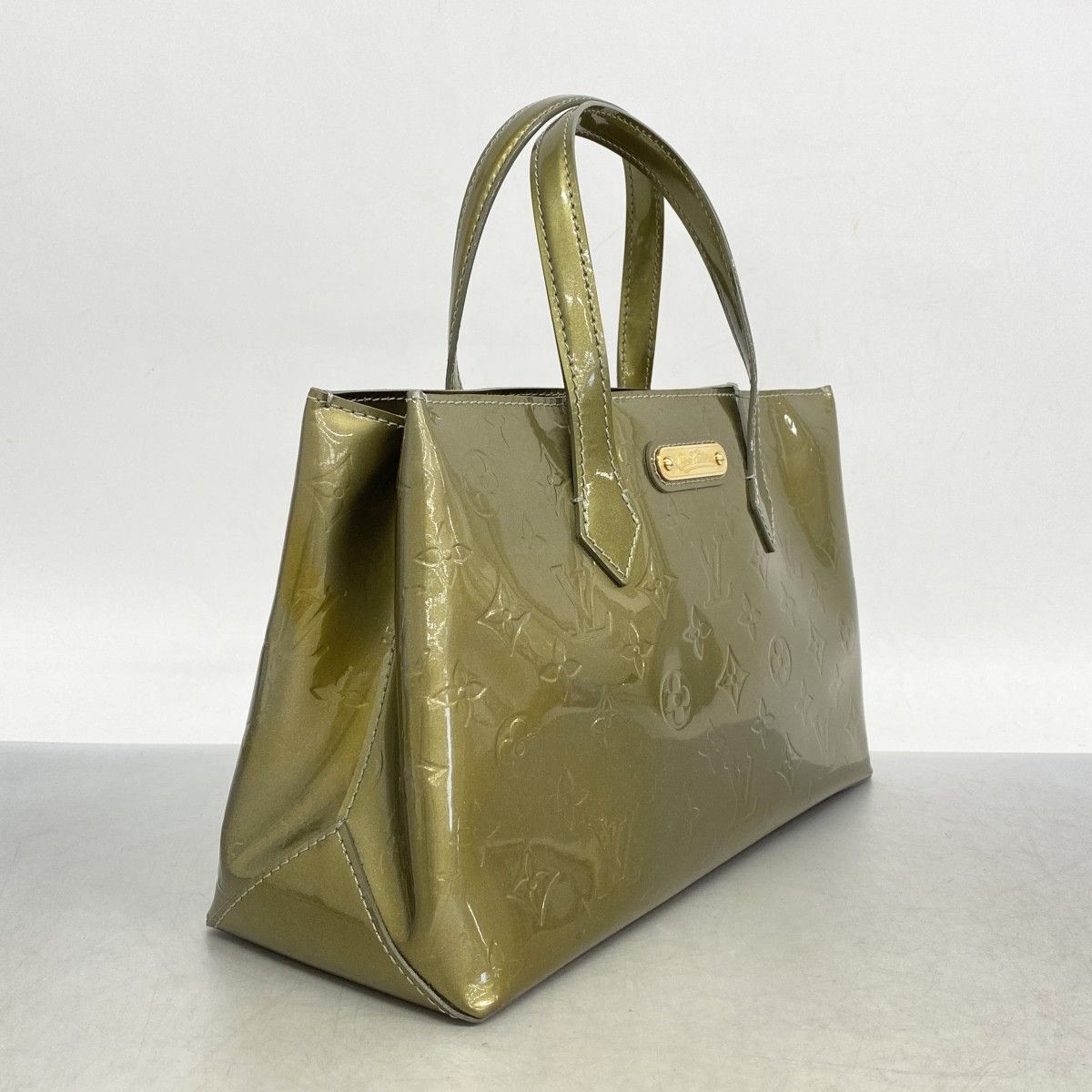 5ob0581 ルイヴィトン ハンドバッグ ヴェルニ ウィルシャーPM M91627 グリアールデコ レディース
