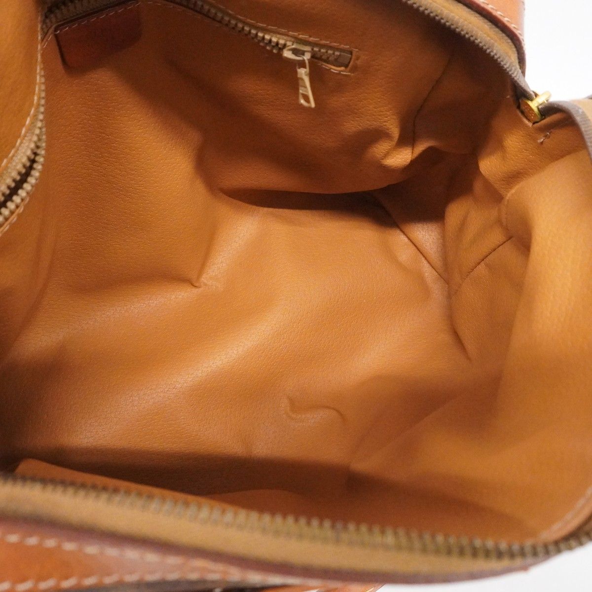  5 ob 0482 セリーヌ ハンドバッグ マカダム PVC ブラウン ゴールド金具 レディース ハンドバッグ バッグ