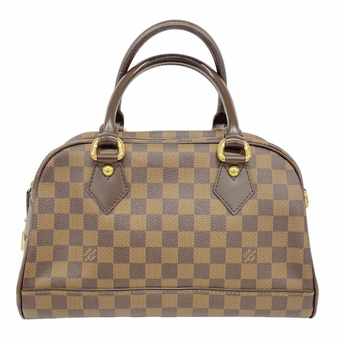 5ob0524-h ルイヴィトン ハンドバッグ ダミエ ドゥオモ N60008 エベヌ レディース