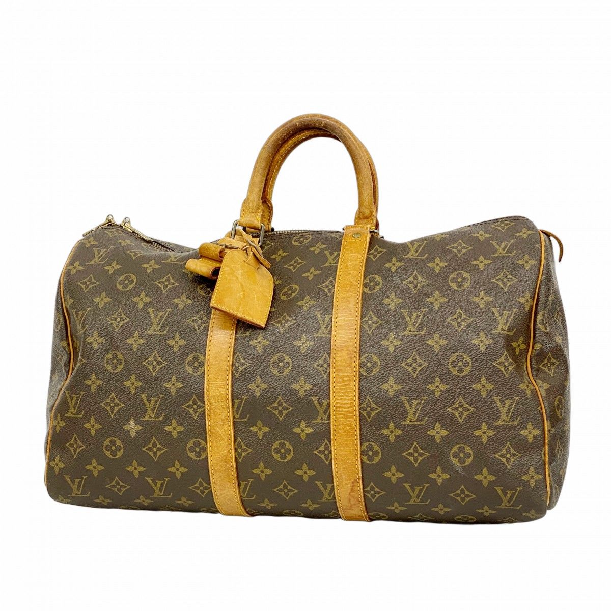 5ob0564 ルイヴィトン ボストンバッグ モノグラム キーポル45 M41428 ブラウン メンズ レディース ユニセックス