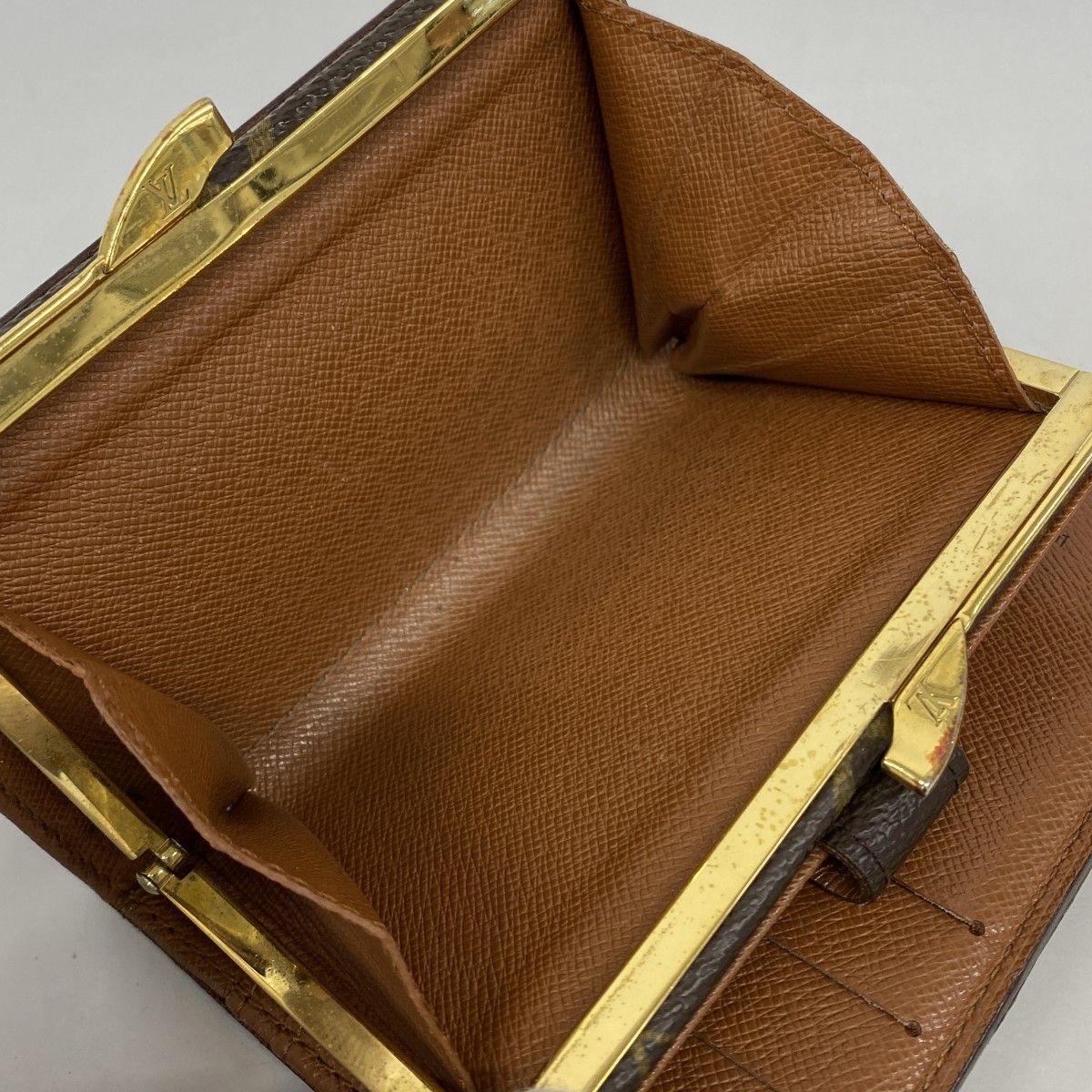  5 ob 0563 ルイヴィトン 財布 モノグラム ポルトモネビエヴィエノワ M 61663 ブラウン レディース その他 小物