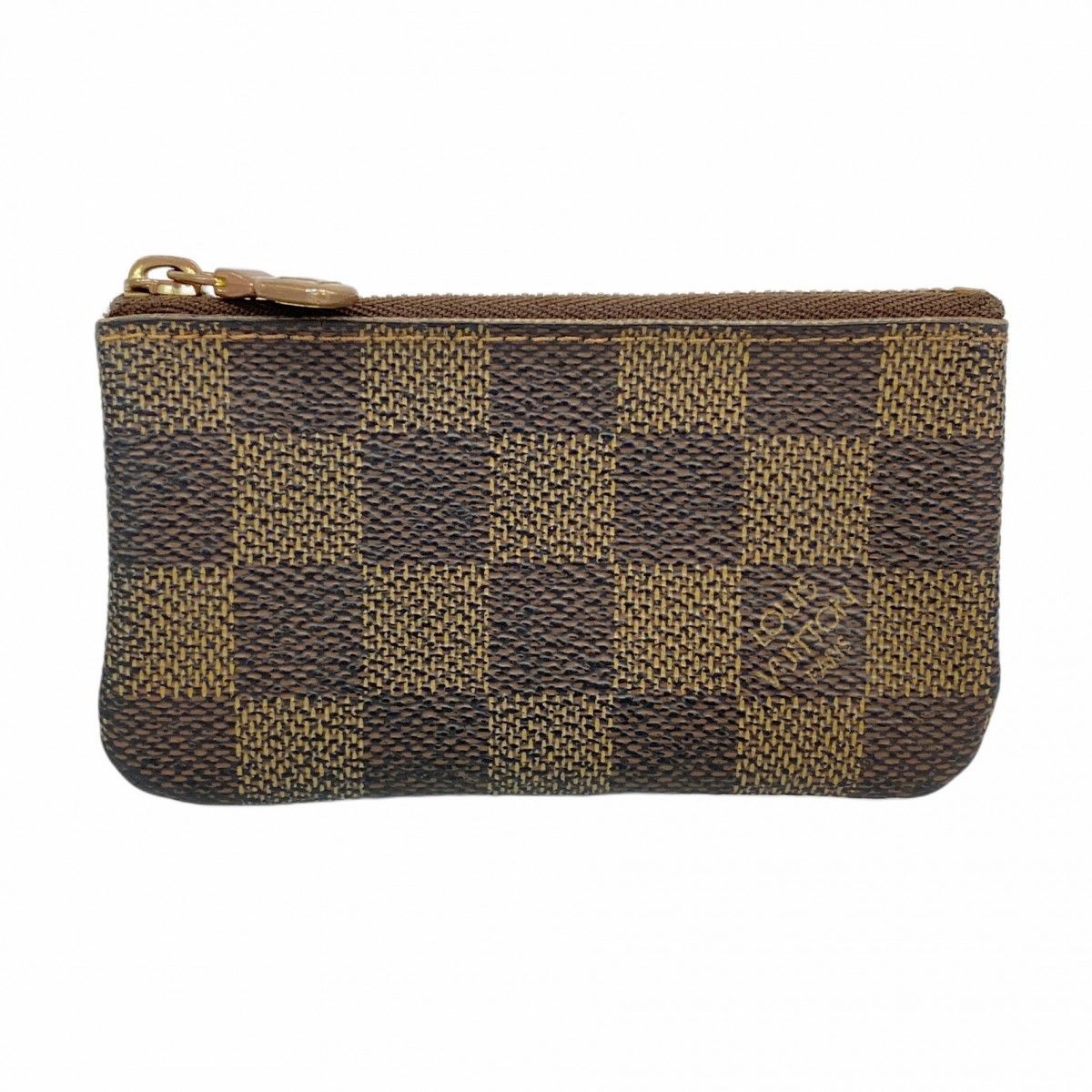 5ob0577 ルイヴィトン コインケース ダミエ ポシェットクレ N62658 エベヌ メンズ レディース ユニセックス