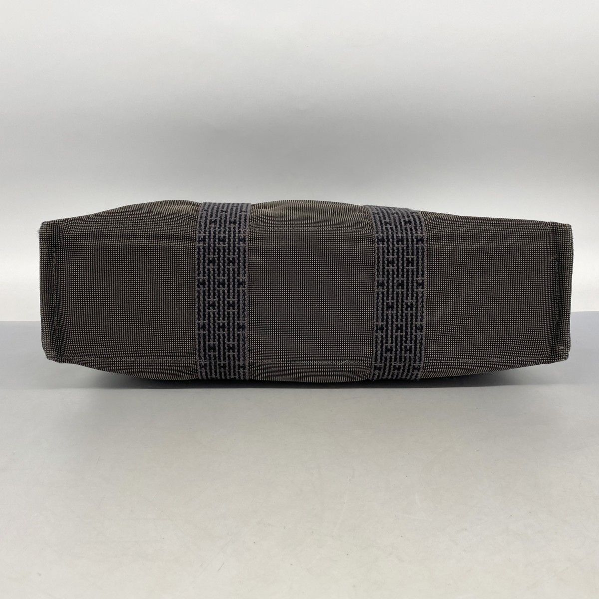 5ob0759 エルメス トートバッグ エールラインMM キャンバス グレー シルバー金具 レディース GINKGOPHARMACY_COM