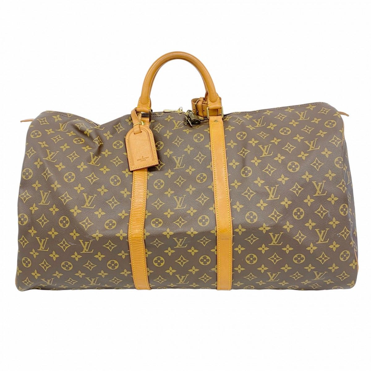 5ob0761 ルイヴィトン ボストンバッグ モノグラム キーポル60 M41422 ブラウン メンズ レディース ユニセックス