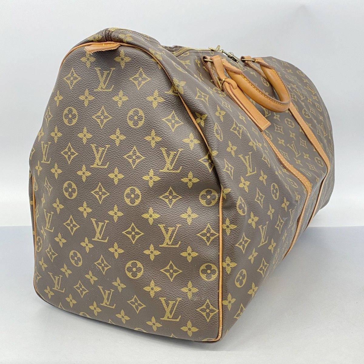 5ob0761 ルイヴィトン ボストンバッグ モノグラム キーポル60 M41422 ブラウン メンズ レディース ユニセックス