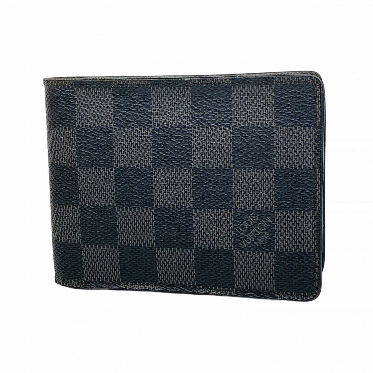 5ob0651 ルイヴィトン 札入れ ダミエ グラフィット ポルトフォイユミュルティプル N62663 ブラック メンズ