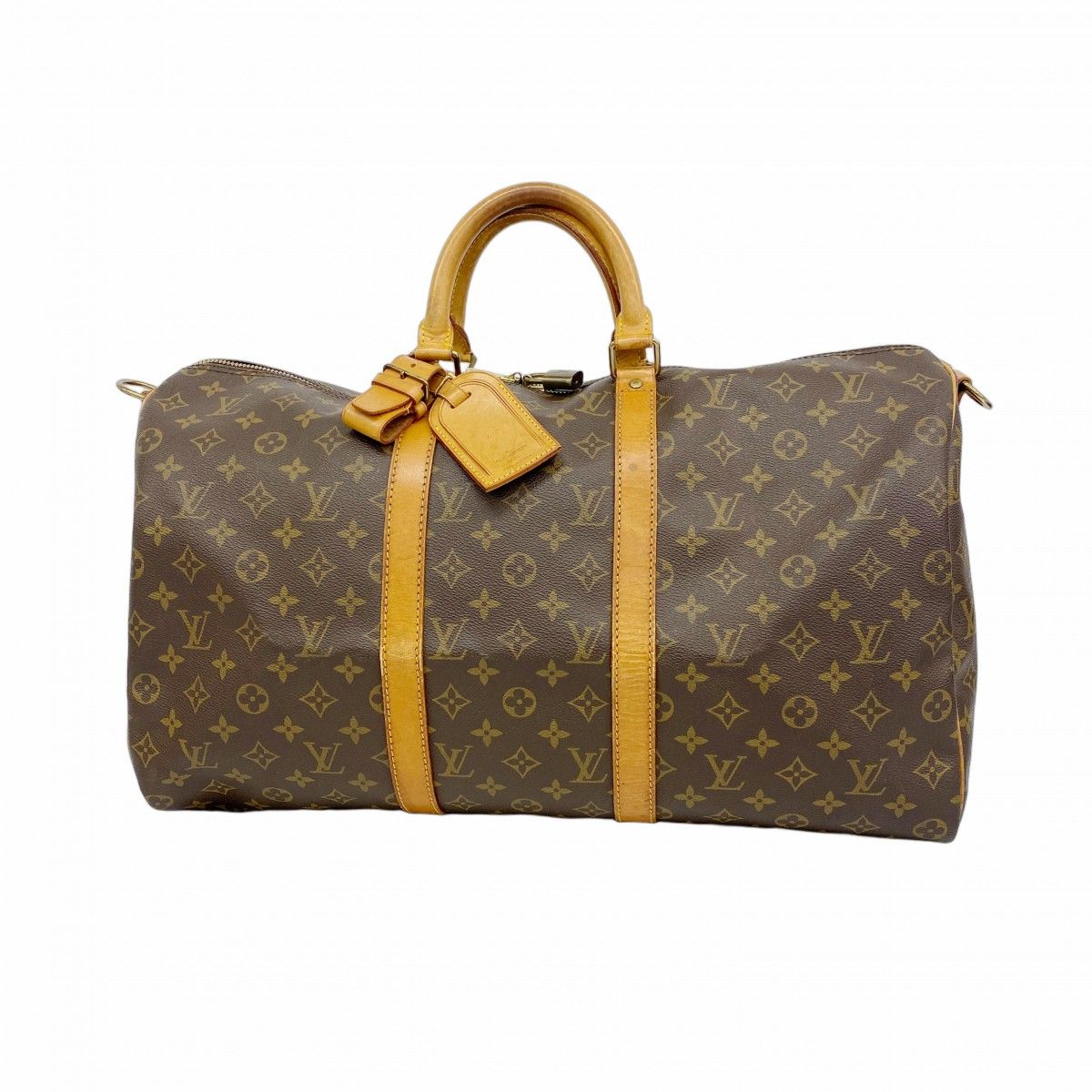 5ob0657 ルイヴィトン ボストンバッグ モノグラム キーポルバンドリエール50 M41416 ブラウン メンズ レディース ユニセックス