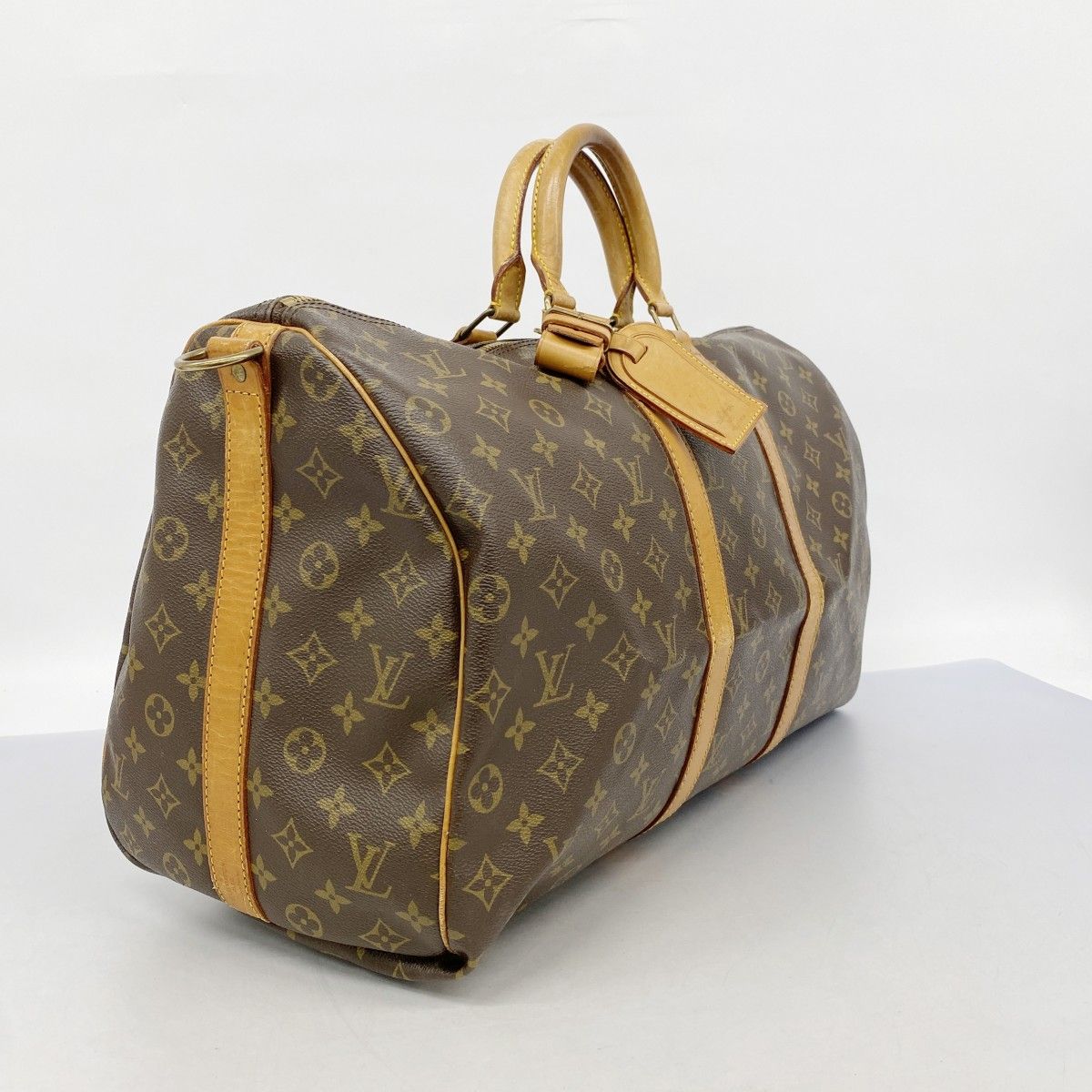 5ob0657 ルイヴィトン ボストンバッグ モノグラム キーポルバンドリエール50 M41416 ブラウン メンズ レディース ユニセックス