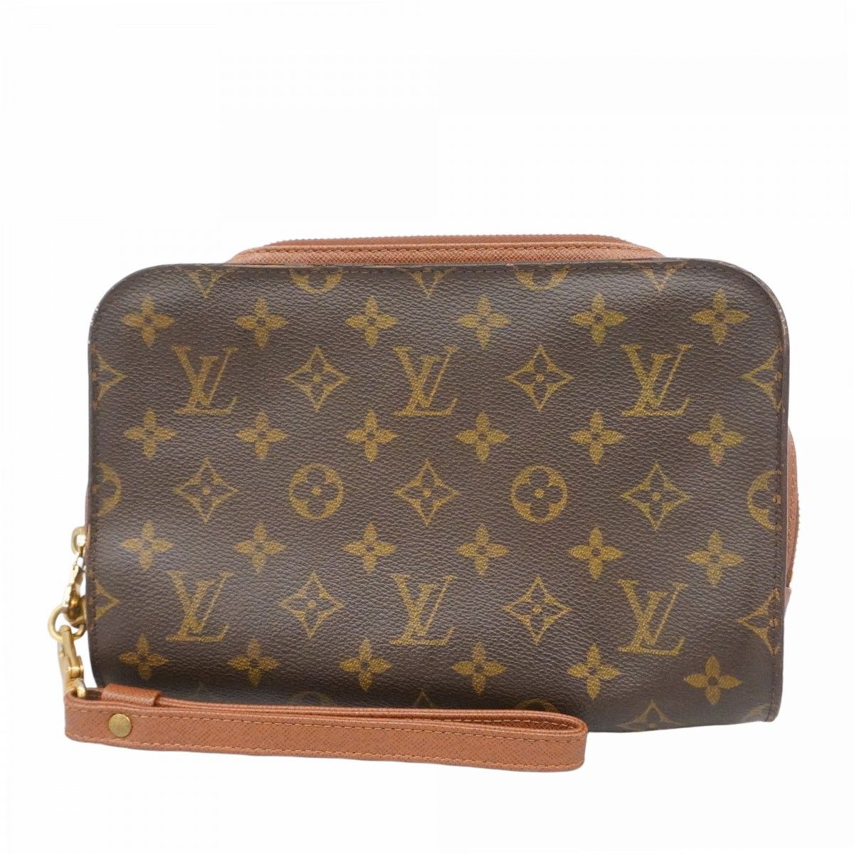 5ob0740 ルイヴィトン クラッチバッグ モノグラム オルセー M51790 ブラウン メンズ