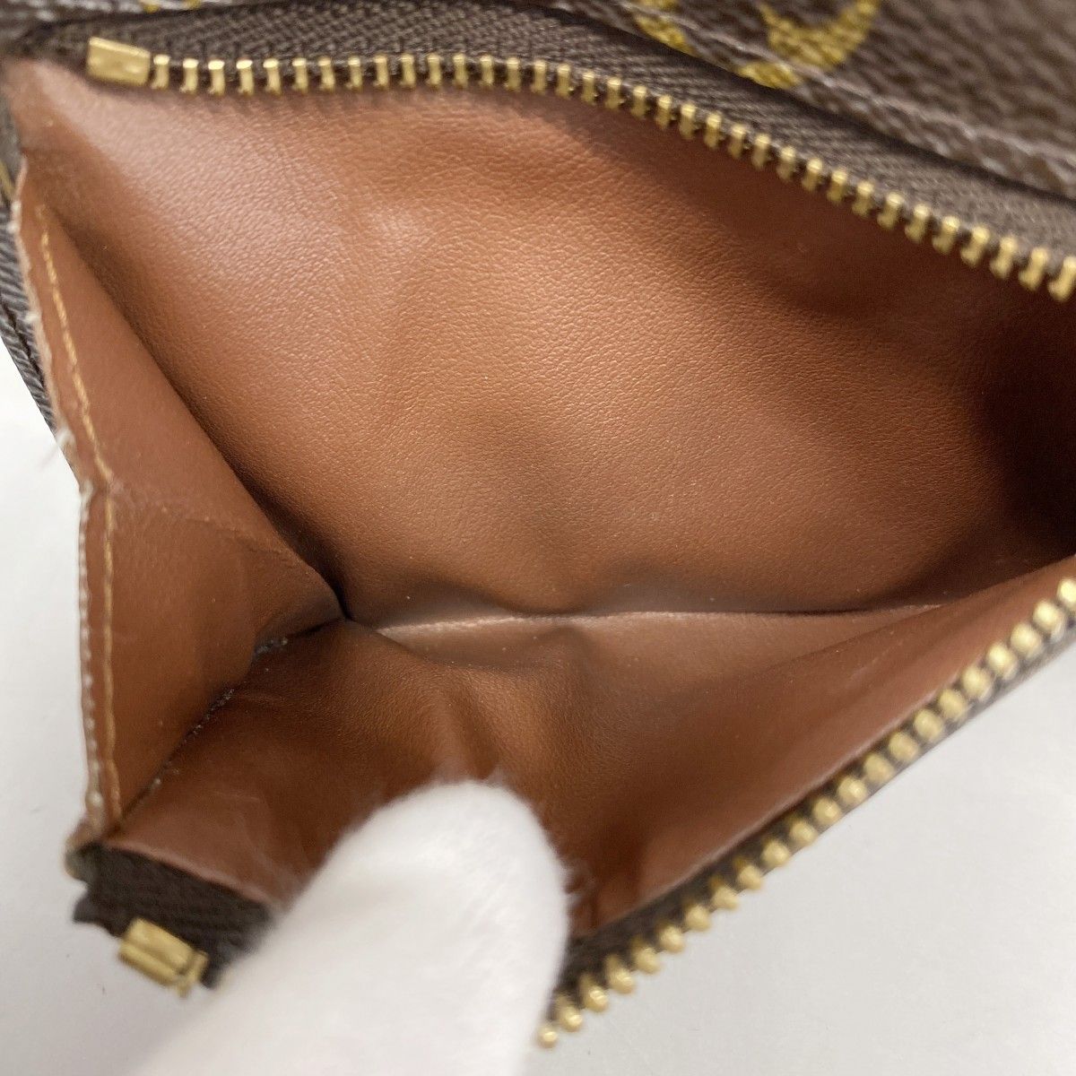  5 ob 0702 ルイヴィトン 三つ折り財布 モノグラム ポルトフォイユコアラ M 58013 ブラウン レディース 三つ折り財布 折り財布