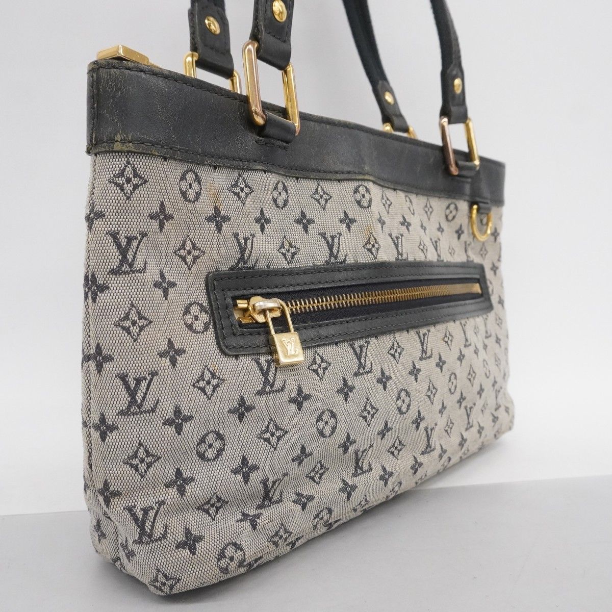 5ob0695 ルイヴィトン ハンドバッグ モノグラム ミニ ルシーユPM M92676 ブルー レディース