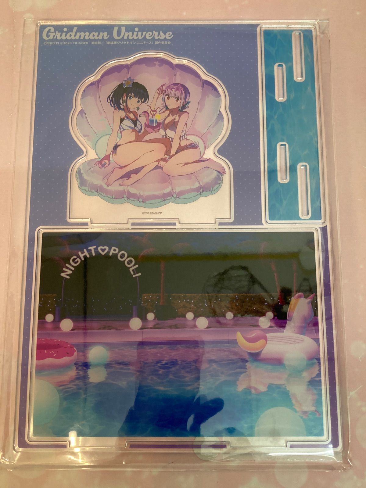 広店】A賞 アクリルジオラマ くじコレ グリッドマン ユニバース ナイト