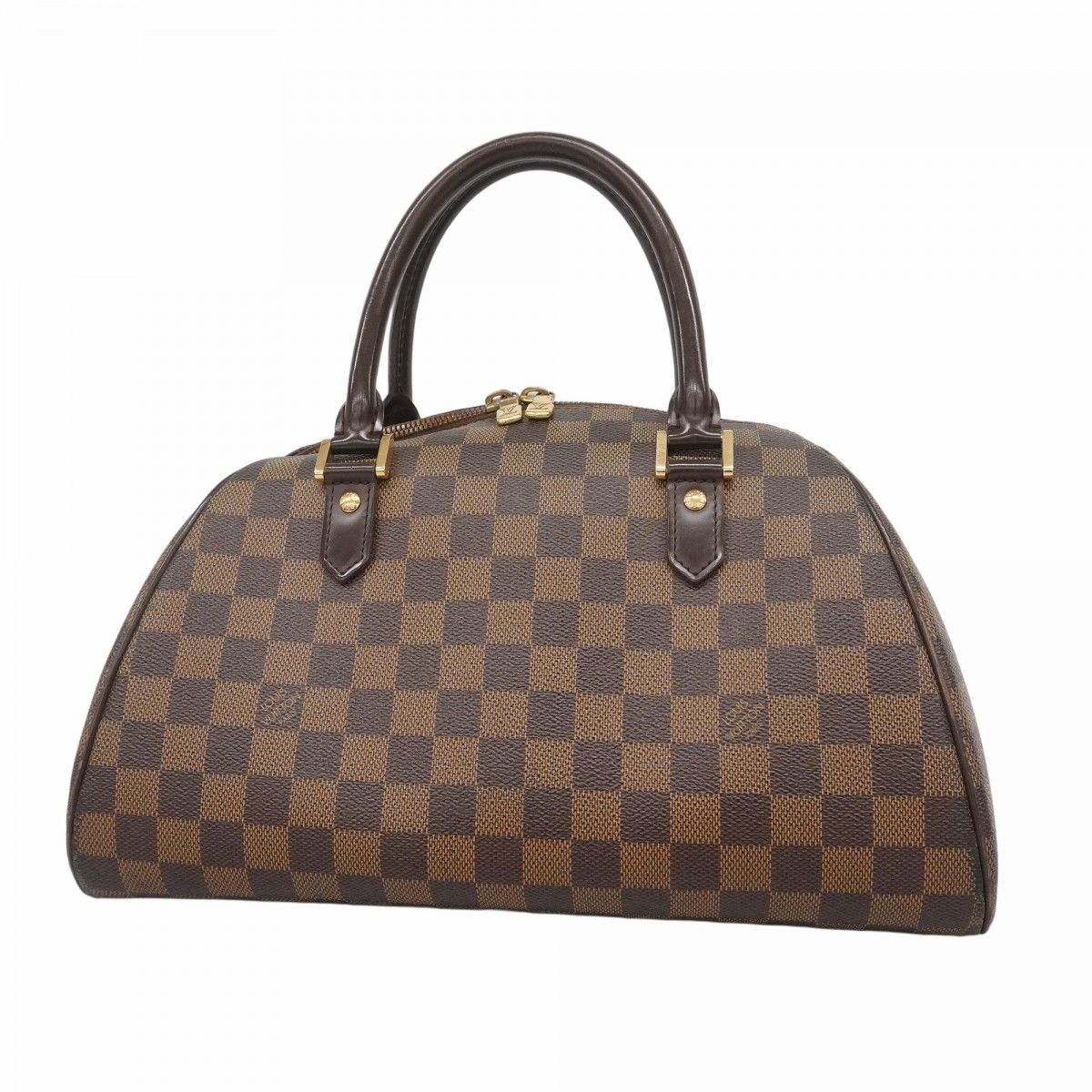 5 ob 0735 ルイヴィトン ハンドバッグ ダミエ リベラMM N 41434 エベヌ レディース