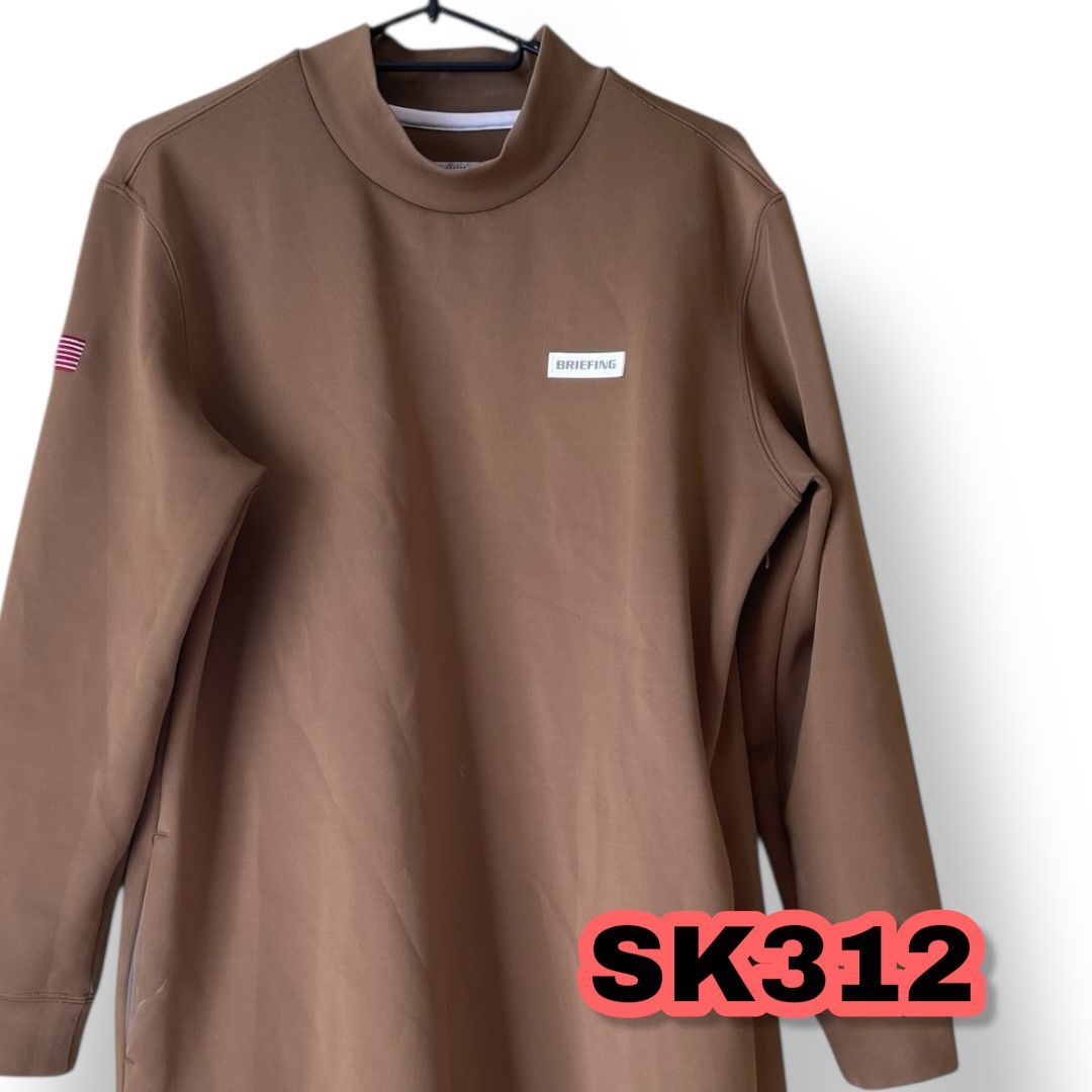 BRIEFING ブリーフィング スウェットワンピース キャメルベージュ色 Mサイズ レディースワンピース 管理SK312