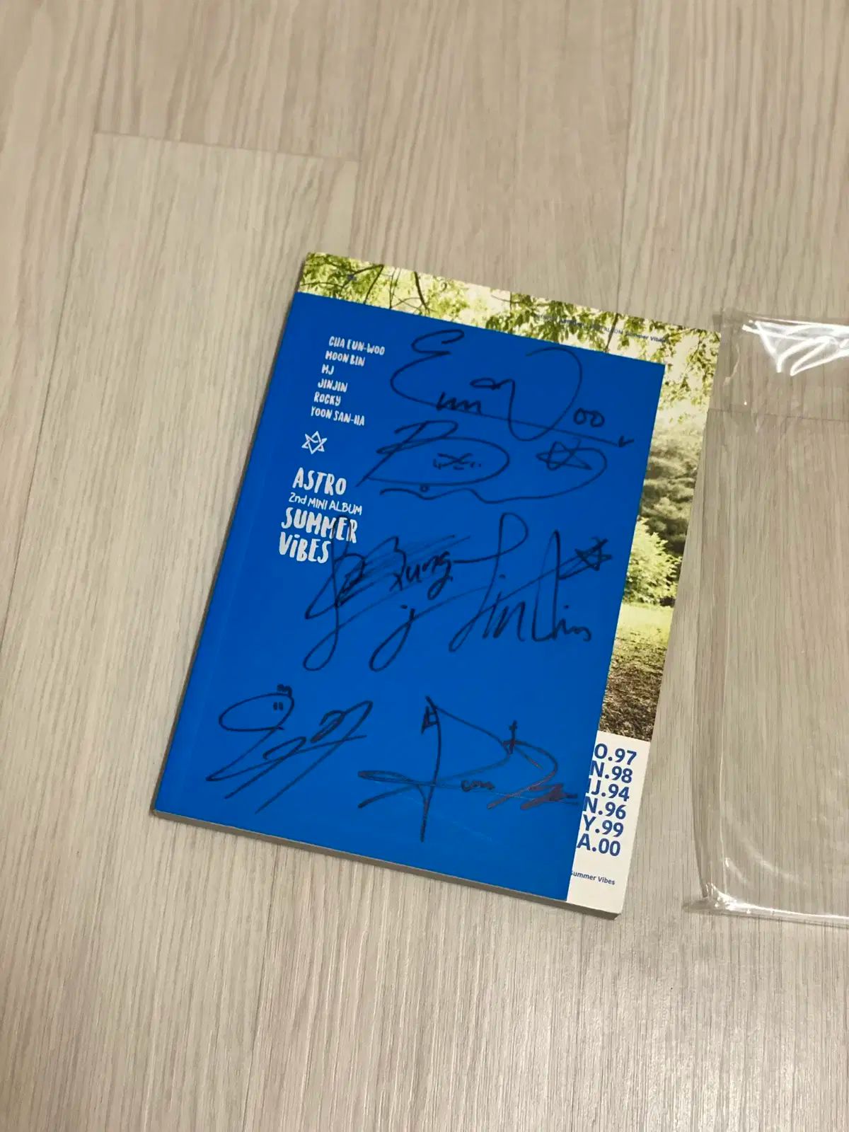 ASTRO アストロ ミニ 2집 Summer Vibes Breathless サイン アルバム