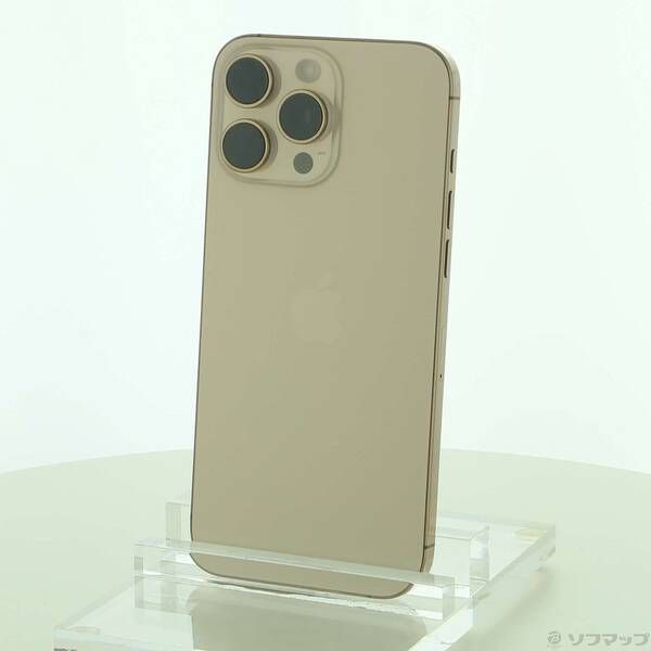 SALE 〔中古品〕 iPhone16 Pro Max 256GB デザートチタニウム NYWJ3J／A SIMフリー【349】 スマートフォン本体