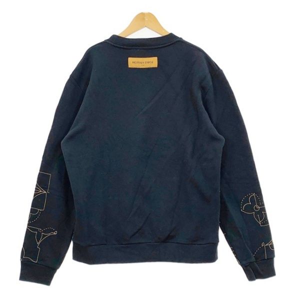 ルイヴィトン　スウェット　ミュージックライン エンブロイダード LOUIS VUITTON ルイヴィトン LVミュージックライン エンブロイダード