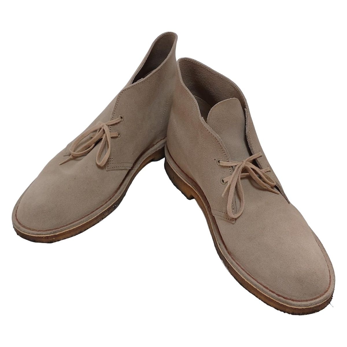 Clarks クラークス ショートブーツ EU44.5 メンズ ベージュ ORIGINALs