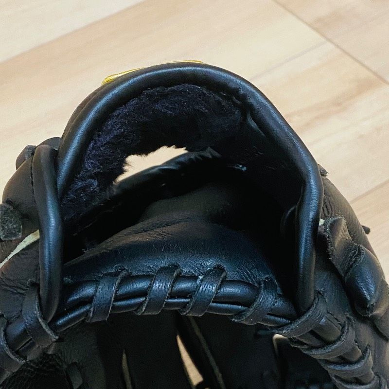 Mizuno Caldino 野球グローブ 黒/オレンジ ミズノプロ クラフティッド