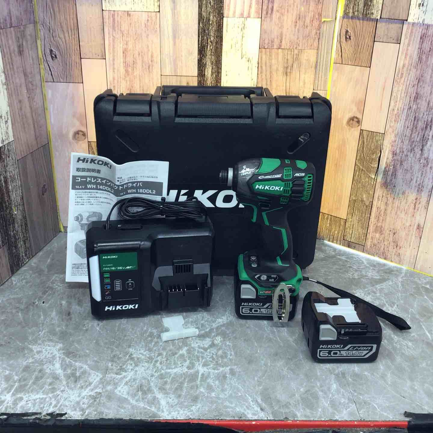 ハイコーキ HIKOKI 旧 日立工機 コードレスインパクトドライバー WH14DDL 2LSCK L 八潮店
