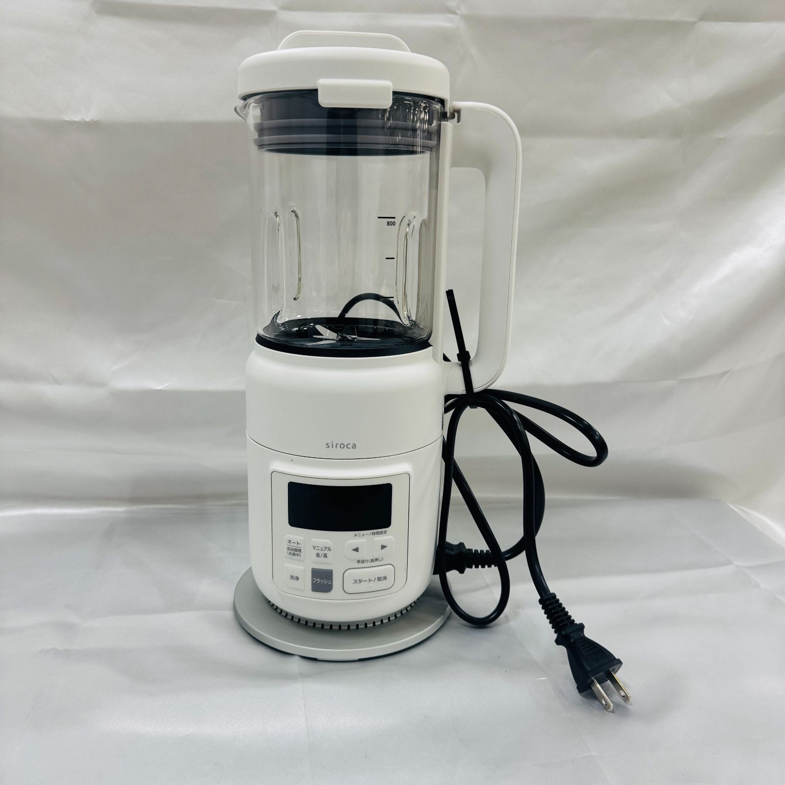 A siroca シロカ ヒーター機能付きブレンダー SM S 151 製 800 ml ホワイト