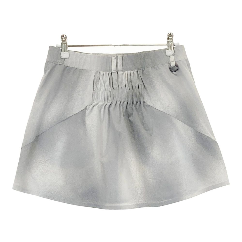 サイズ 0 PGG PEARLY GATES パーリーゲイツ モデル Nyストレッチタフタ スカート ムラ柄 グレー系 ゴルフウェア レディース ストスト