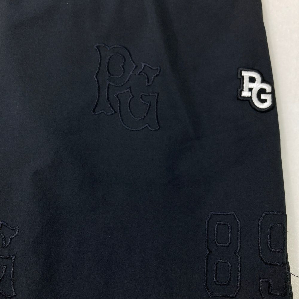  サイズ 2 PEARLY GATES パーリーゲイツ モデル ロゴ刺繍入りスカート ロゴ柄 ブラック系 ゴルフウェア レディース ストスト スカート レディースウェア