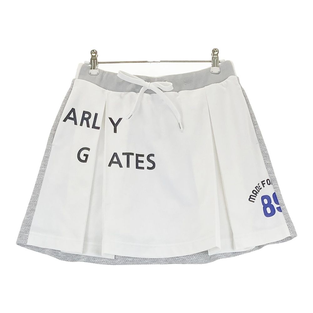 サイズ 0 PEARLY GATES パーリーゲイツ モデル 裏地付きスカート グレー系 ゴルフウェア レディース ストスト