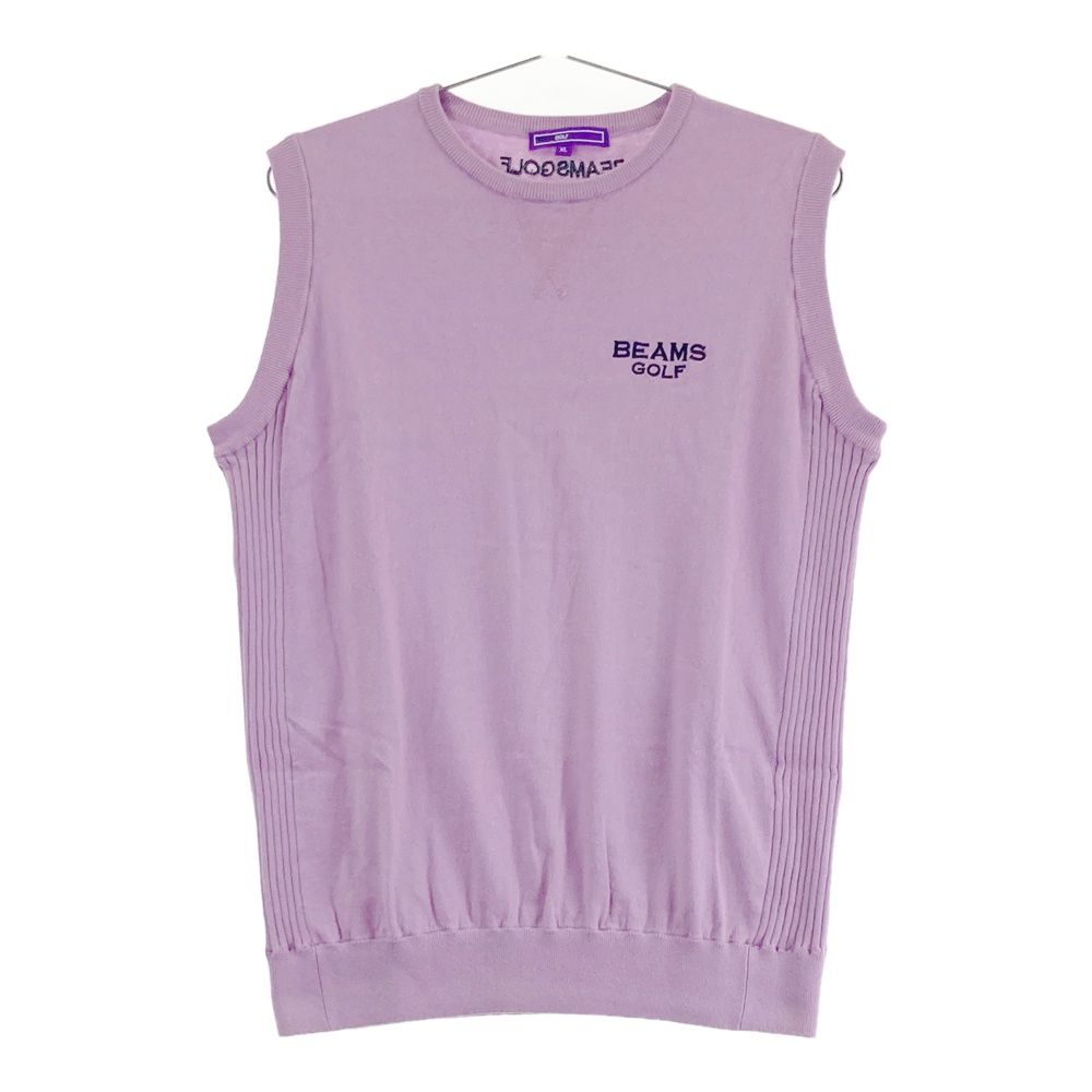 サイズ XL BEAMS GOLF ビームスゴルフ パープルレーベル ニットベスト パープル系 240101553520 ゴルフウェア メンズ ストスト
